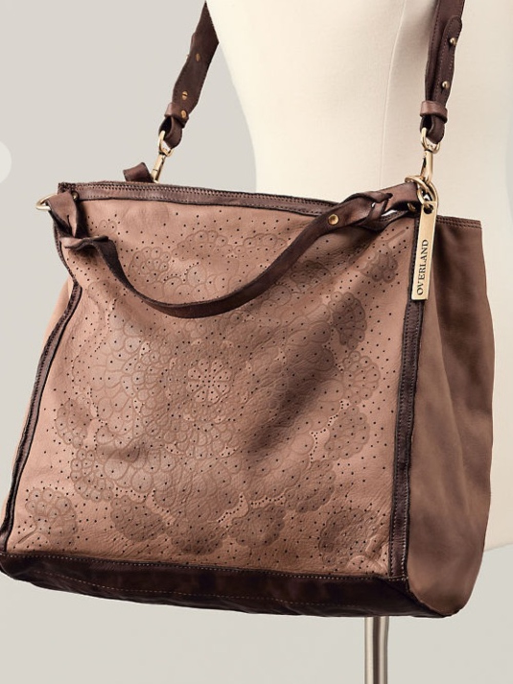 Overland Taos Italian Leather Tote Bag
